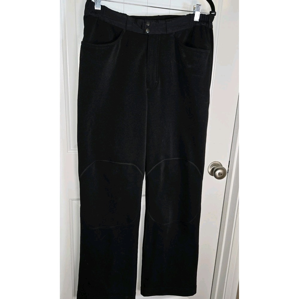 Klim Pants Inferno Mens L Lined Black Mid Layer Staight Leg Winter Pockets